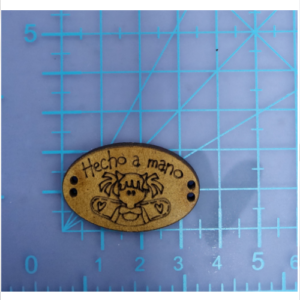Botón decorativo Hecho a mano muñeca